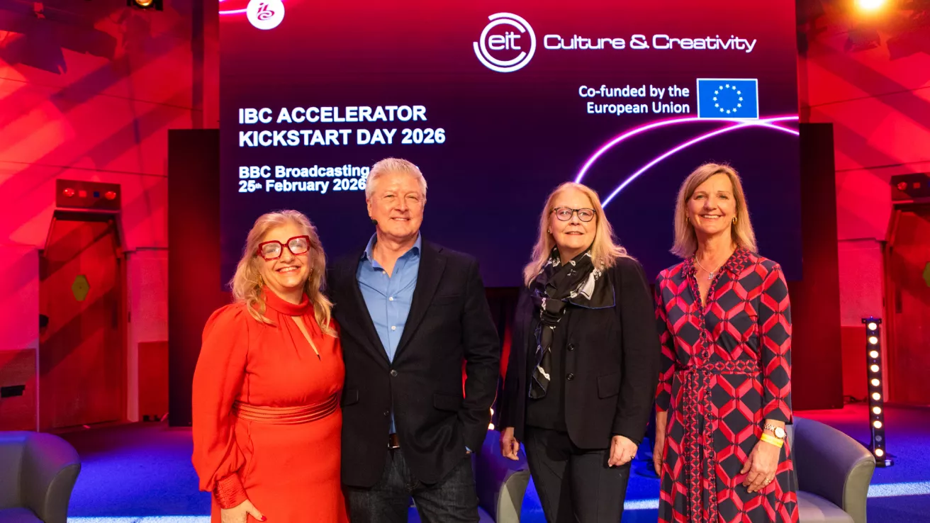 IBC and EIT Culture & Creativity at IBC Accelerator Media Innovation Programme’s Kickstart Day 2026