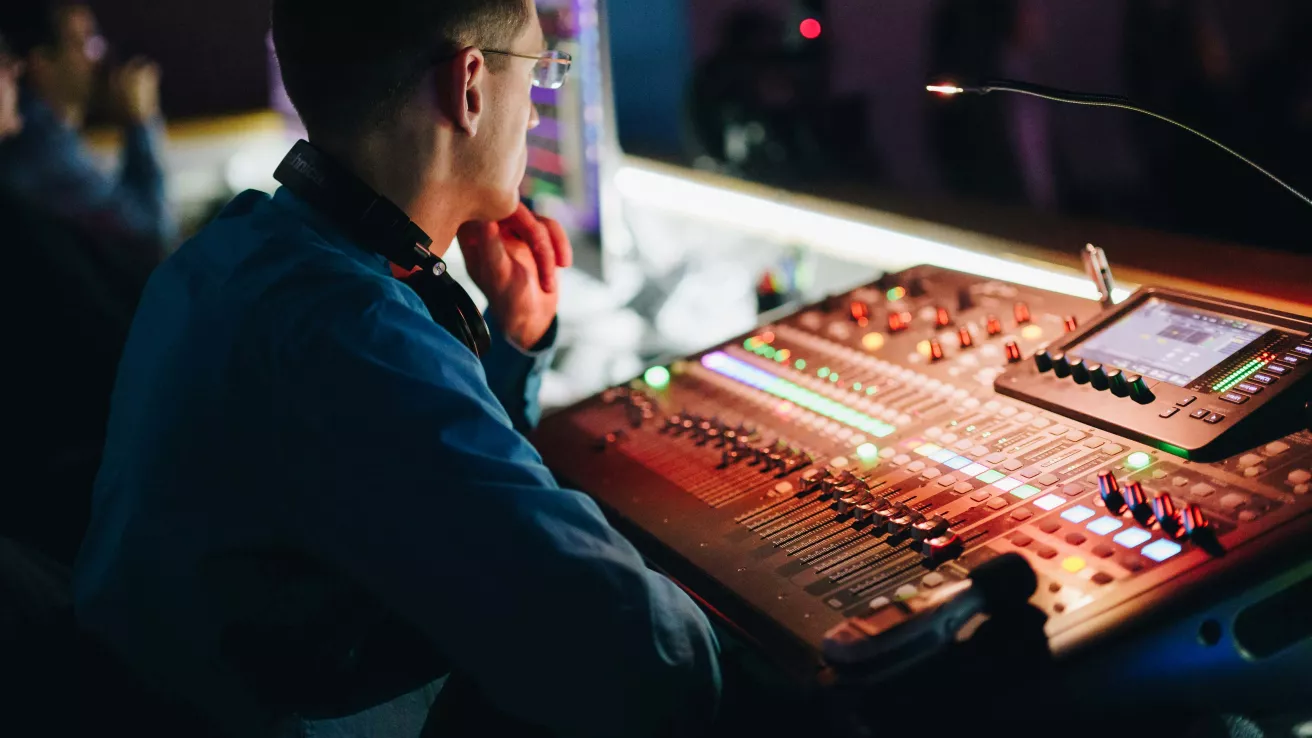 Sound Engineer, photo by Taylor Clyde on Unsplash