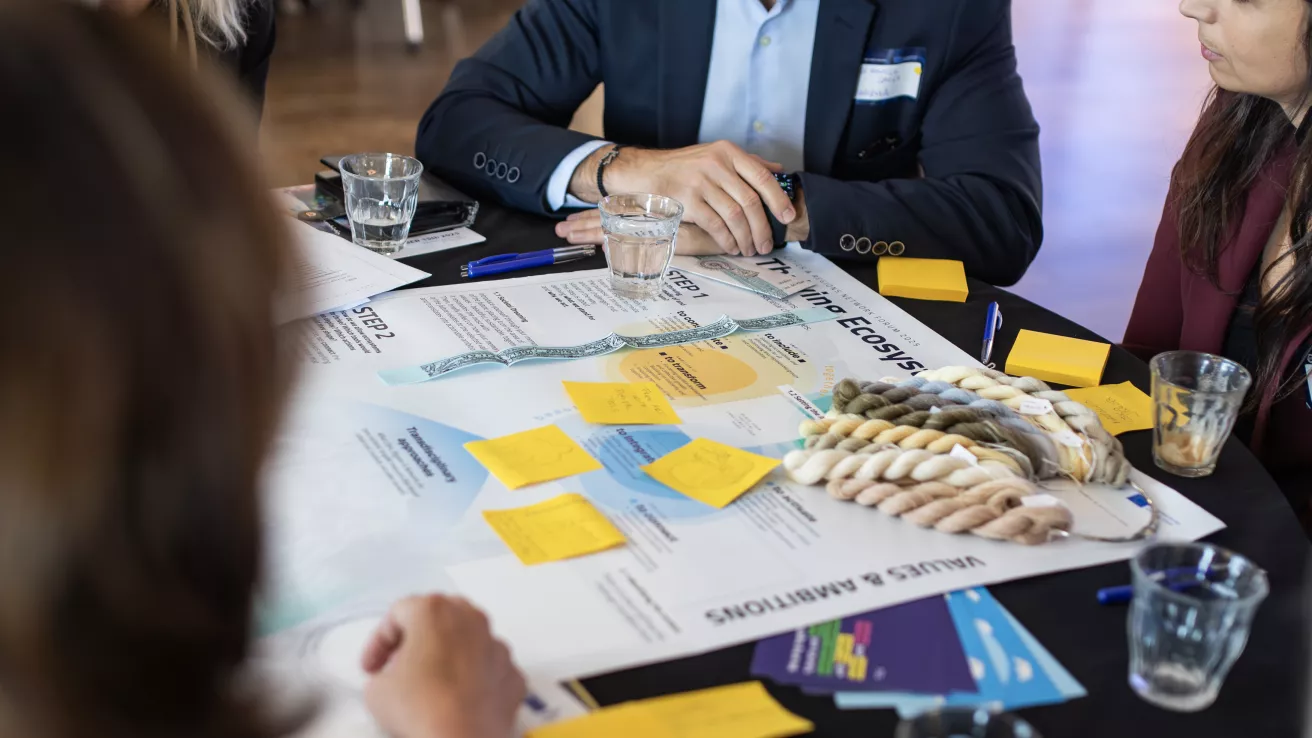 People participating in a workshop